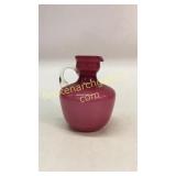 Cranberry Cased Glass Pitcher