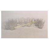 16 Cut Glass Tumblers