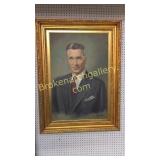 Distinguished Gentleman in Gilded Frame