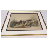 French Engraving, Sporting Scene