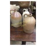 3 Salt Glaze Fluid Jugs