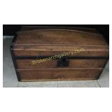 Diminutive Oak Dome Top Trunk