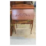 Mahogany Fall Front Ladies Desk