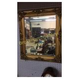 Gilded Beveled Mirror