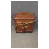 Lift Top Walnut Washstand