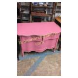 Vintage Chest of Drawers in Pink Paint