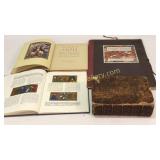 Early Leather Bound, Portfolio, 2 Books