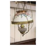 Signed Bradley & Hubbard Converted Oil Lamp