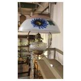 Bradley & Hubbard Retractable Oil Lamp