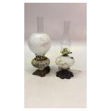 2 Electrified Oil Lamps