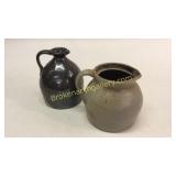 Salt Glaze Pitcher, Pottery Jug