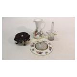 Pitcher, Plateau, Asian Stand, Heisey Basket