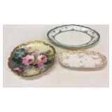 Limoge Plate and Tray, Ironstone Platter