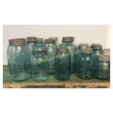 18 Glass Canning Jars