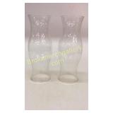 Pair Hurricane Globes