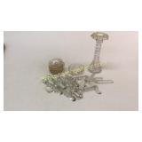 Group Cut Glass Brilliants, Candle Cups