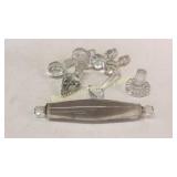 8 Cut and Crystal Stoppers/ Articles