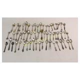 60 Sterling Collectors Spoons