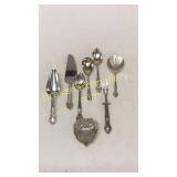 8 Pieces Mostly Sterling Serving Pieces