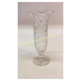 Cut Glass Vase, Thistle? Pattern