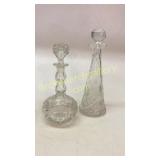 2 Cut Glass Decanters