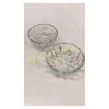 2 Crystal Bowls