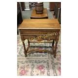 Tiger Oak Barley Twist Dressing Table