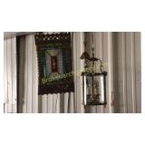 2 Brass Pendant Lights