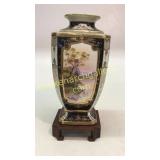 Hand Painted Nippon Tall Vase