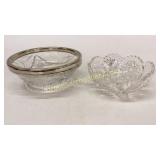 2 Cut Glass Bowls