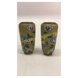 Pair Cloisonné Vases