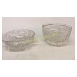 2 Cut Glass Bowls