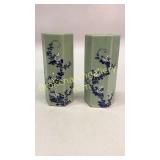 Pair Caledonia Cylinder Vases