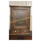 Hanging Cupboard W 2 Drawers