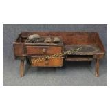 Early Two Drawer Cobblers Bench
