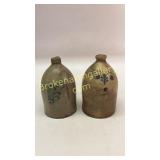 2 Northern Salt Glaze Jugs