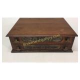 JP Coates Oak Thread Cabinet