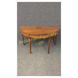 Period Walnut Demilune