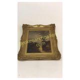 Oil on Canvas Moonlight Scene