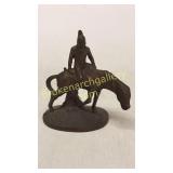 Small Bronze, Indian on Horseback