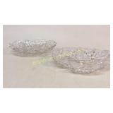 2 Cut Glass Bowls