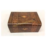 Inlaid Rosewood Letter Box