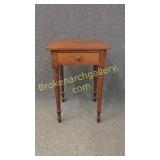 Walnut 1 Drawer Stand