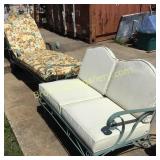 Patio settee & Chaise Lounge