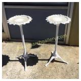 2 Cast Iron Plant Stands