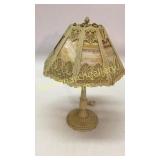 Tiffany Style Slag Glass Lamp 8  Panel shade