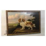 Oil on Canvas, Dog