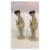 Pair Asian Porcelain Figures