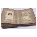 Leather Bound Victorian Photo Album
