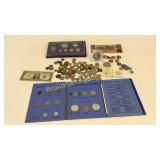 Group Mixed Coinage, Tokens, Paper Money